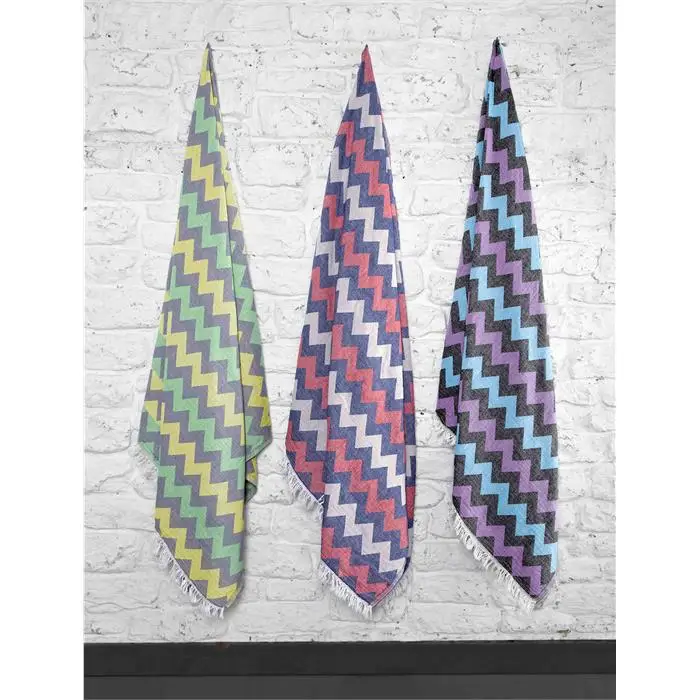 OYA HOME Peshtemal High Quality Organic Turkish Beach Towel 90 x 170 cm