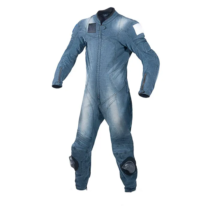 Мужская джинсовая мотоциклетная куртка с брюками для езды на мотоцикле полный комплект из джинсовой ткани