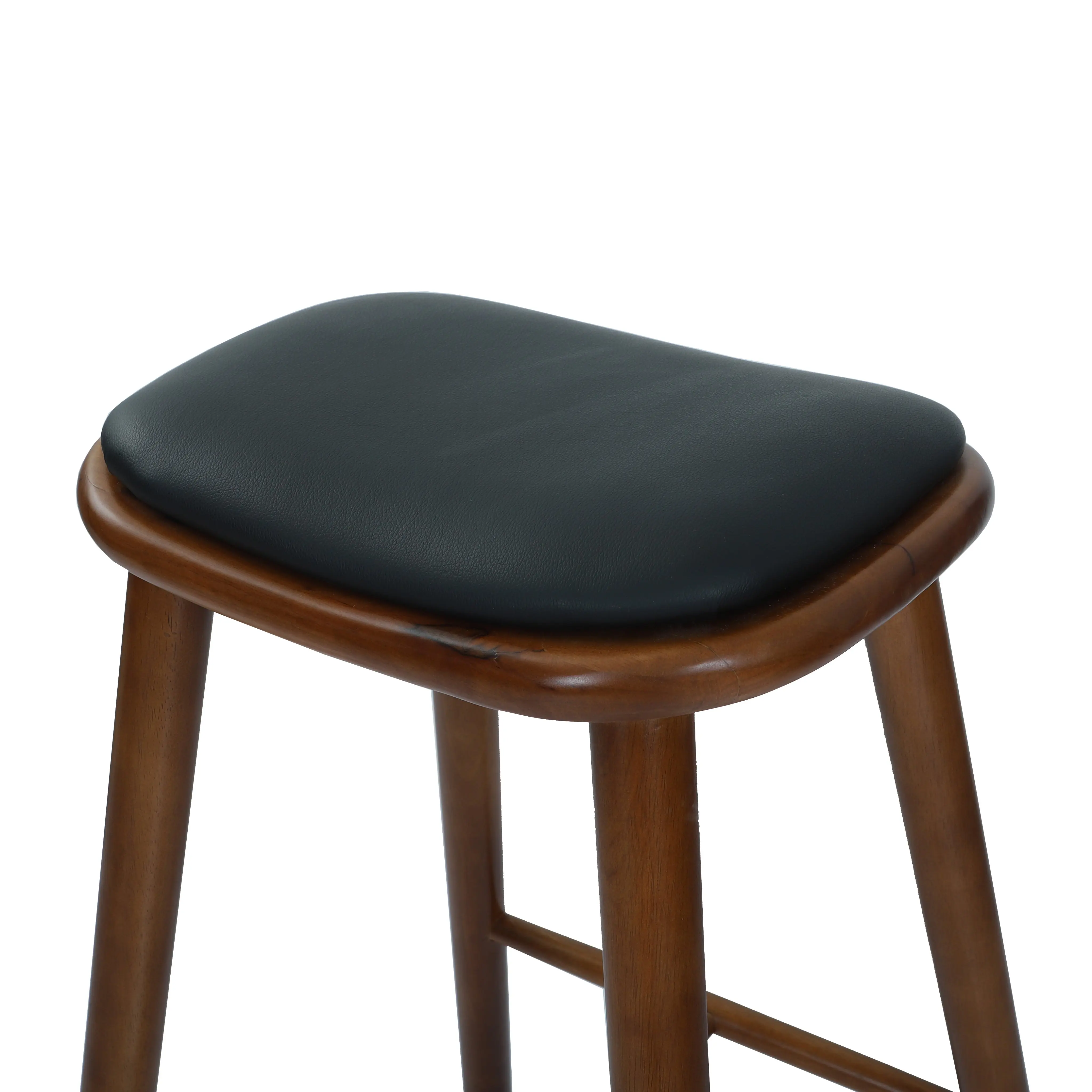 High Stool Barstools rubber Wood Nordic Bar Stool Modern Minimalist Bar Chair