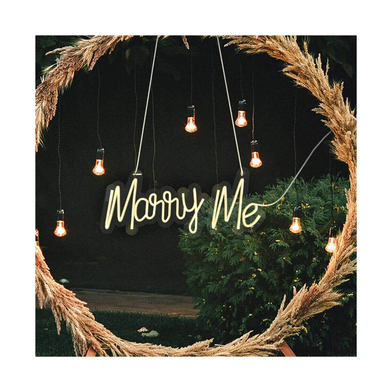 Party signs Bride To Be Neon I Love You Wedding Decoration Custom Acrylic Led Edge Lit Letter Sign