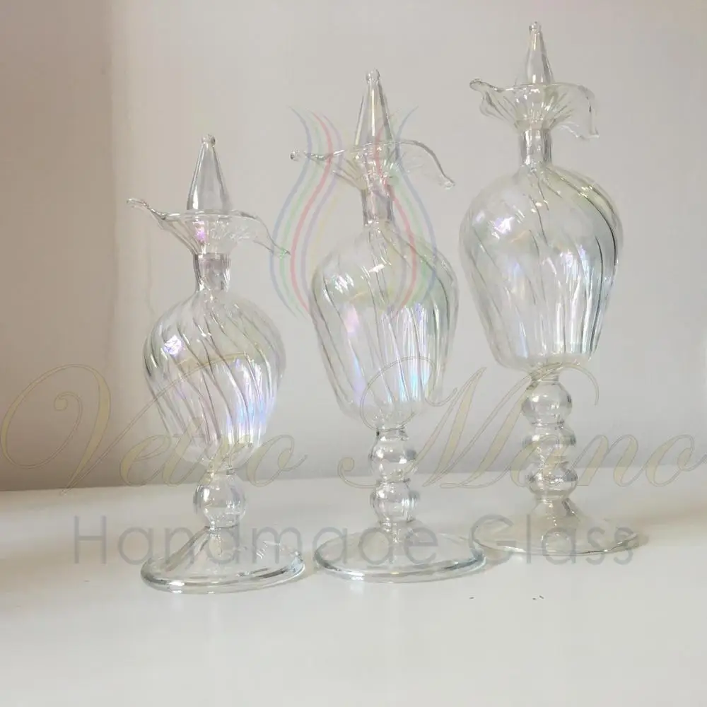 Elegant Egyptian Glass Perfume Bottles