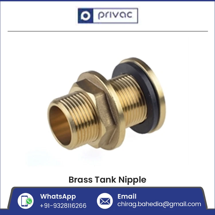 Excellent Quality Wholesale Nipple Brass Pipe Fitting Water Tank Connector