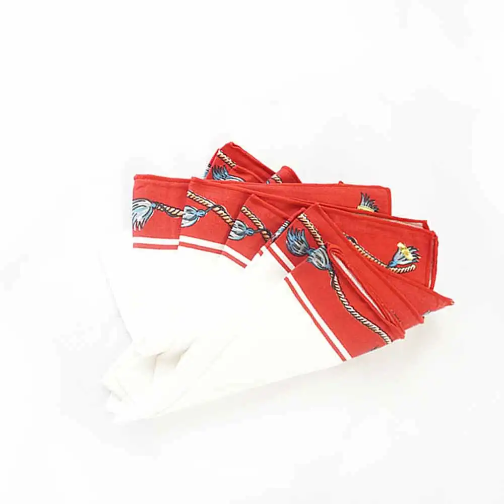 Коктейльные салфетки из фибры целлюлоза для кухни с украшением в скандинавском