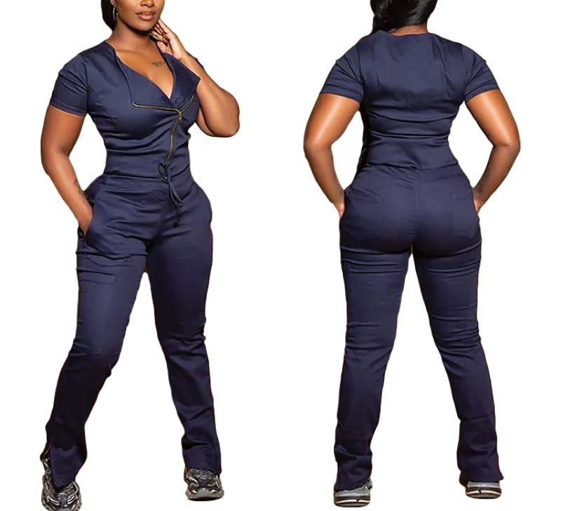 Medical Scrubs Unisex V Neck Nurse Uniform Anno Medical Scrub Uniform