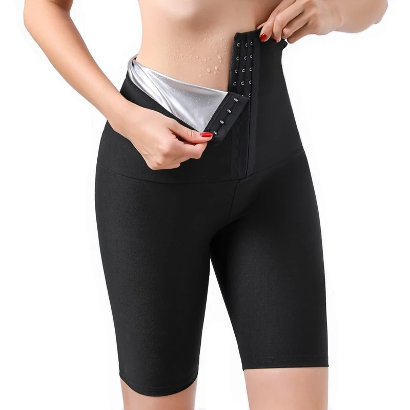 
Sweat Sauna Pants Body Shaper Slimming Pants Thermo Shapewear Shorts Waist Trainer 