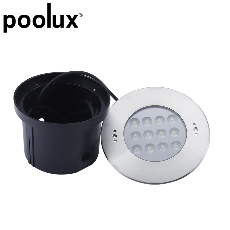 IP68 waterproof 205mm  316L  super bright led stainless steel high power 24watt swim pool led light underwater light