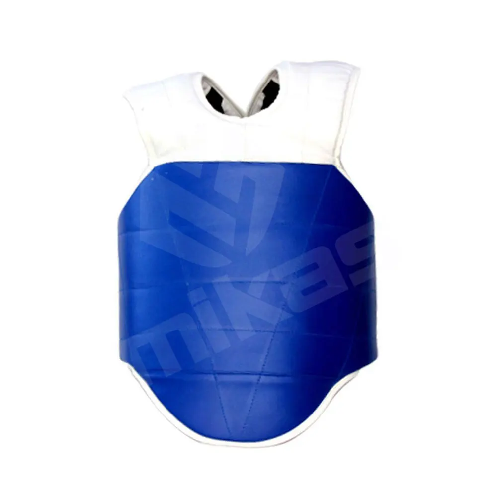 Chest Guard Custom White Sparring Protective Vest Chest Guard Gear For Karate Taekwondo Martial top quality