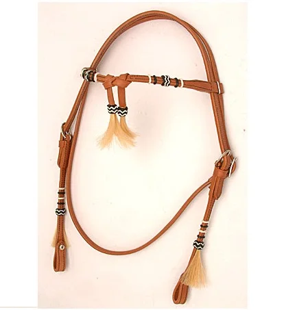 Best Quality Horse Western Head Stall On 100% Pure Indian Leather With Hand Carving And Brass Buckles