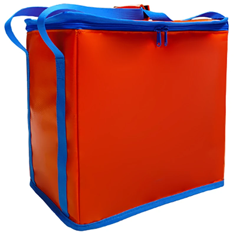 Small Waterproof Food Delivery Backpack Motercyble Delivery Pizza Bag Bike Insulated Aluminium Cooler Bag