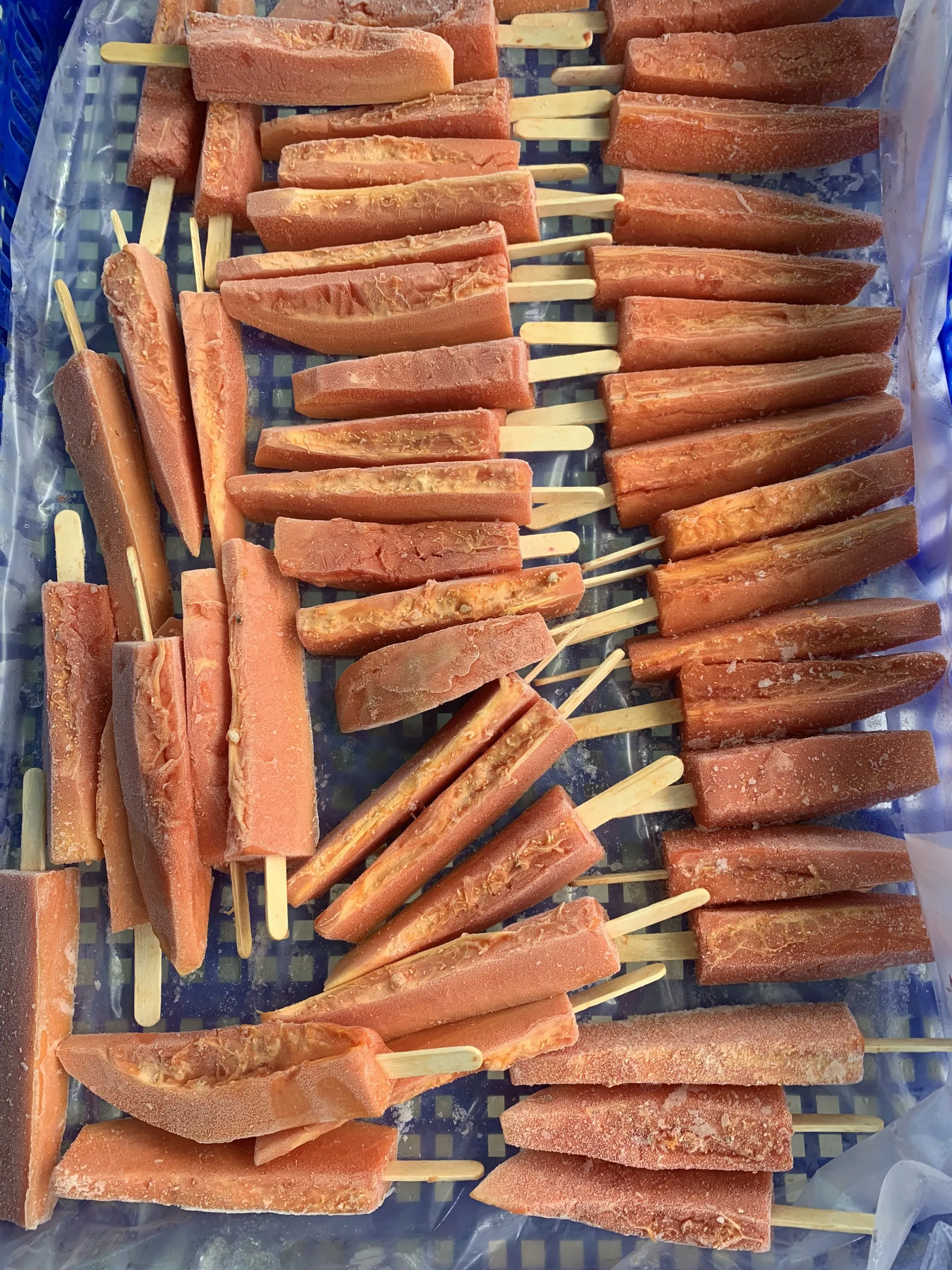 
wholesale export price slice chunks frozen papaya fruit for sale 