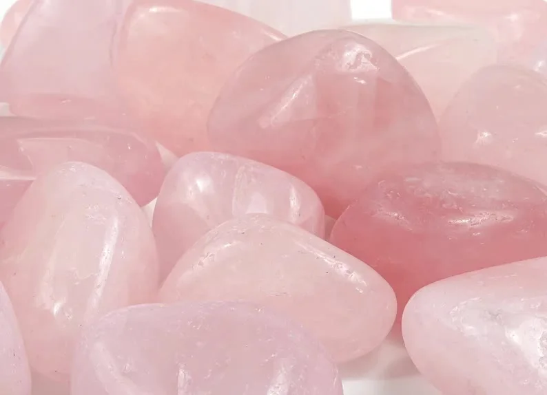 Rose Quartz Tumble Stone Large Rose Quartz Tumbled