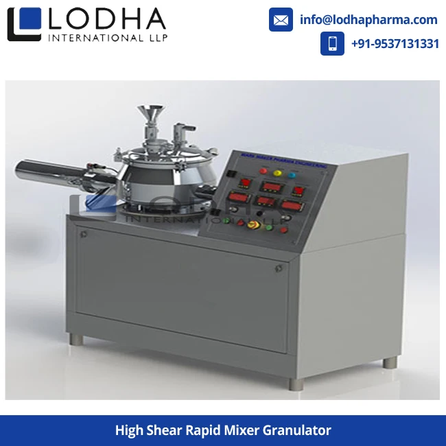 Medium Size 50L lab Scale high shear rapid mixer granulator Equipment RMG