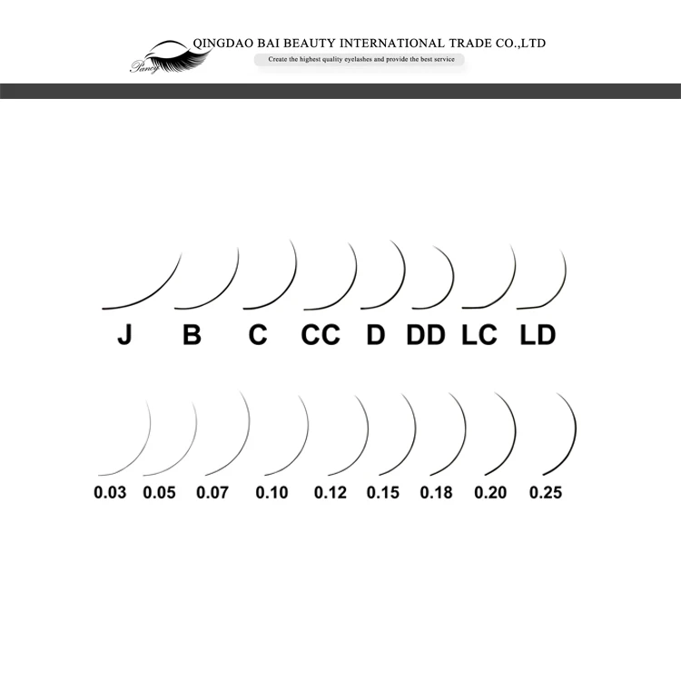 
High Quality Volume Private Label Silk Eyelash Extension Fans Professional D L curl 0.03 Soft individual Lash Extension Supplier 