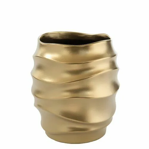 Nordic Uneven Silver Bottle Shape Cylindrical Flower Vases with Shiny Nickel and Brass Electroplating in Aluminum  From India