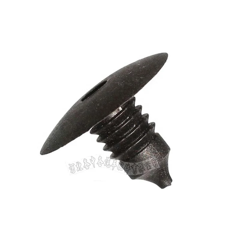 100pcs/bag 10mm Hole Plastic Auto Fastener Car Interior Decoration Roof Shield Retainers Clips for Mercedes Benz