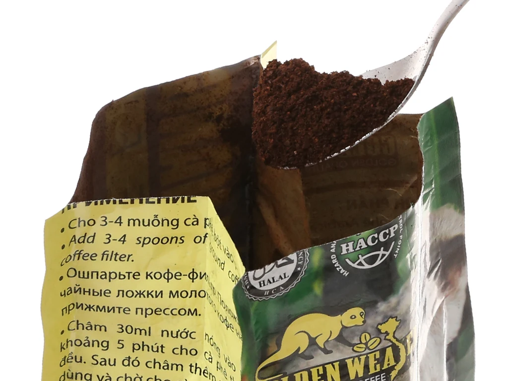 OEM ODM частная торговая марка-Golden weasel-номер 8 молотый кофе смешанный Арабика робуста Мока какао
