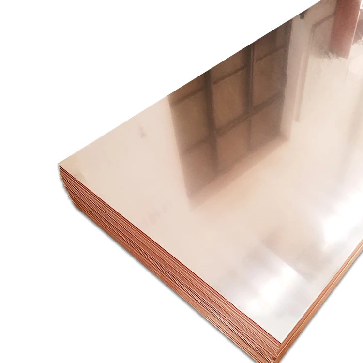 High quality 2mm thick polished copper sheet for sale