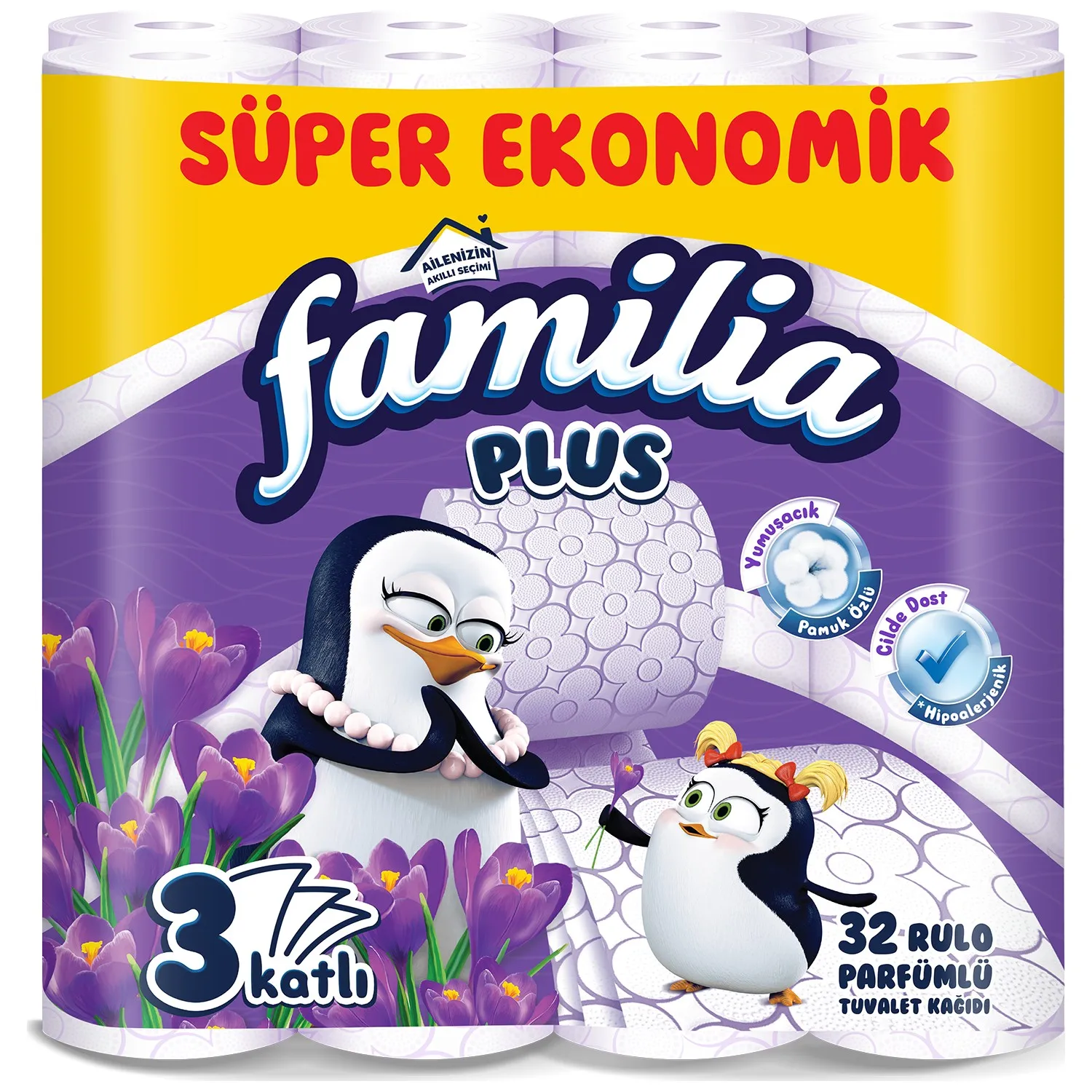 Quality Toilet Paper Familia Toilet Paper 32 Pieces 3 Ply Scented/Unscented
