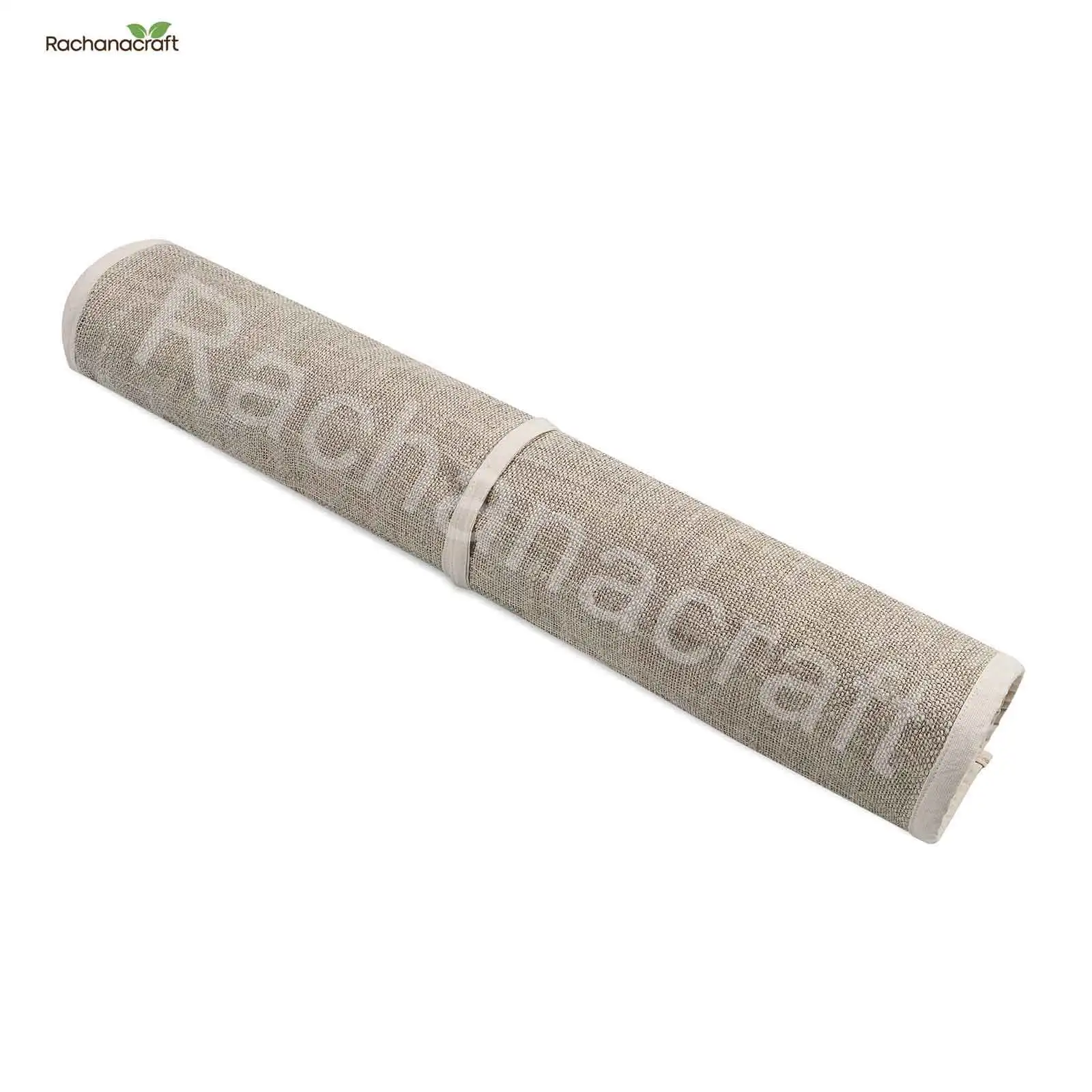 New Beautiful Design Hemp Yoga Mat Custom Logo Round 100% Natural Hemp Fiber Hemp Floor Mat Rug Carpet For Sale