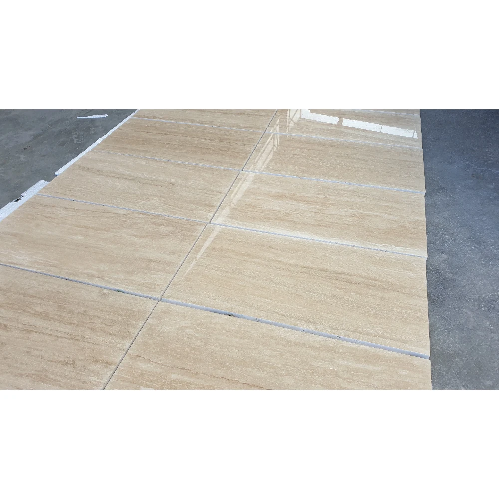 2023 New Fashion Model Premium Turkish Beige Vein Cut Travertine Tile Filled&Honed cut to size Made in Turkey Cem-FH-VC