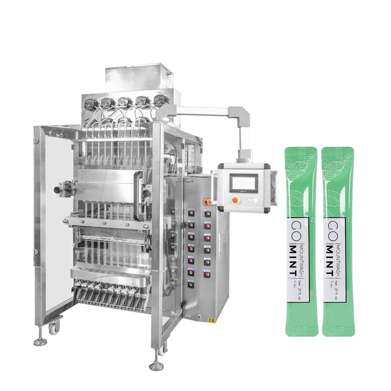 Reasonable price 4-lines 6-lines tomato paste honey stick paste packing machine
