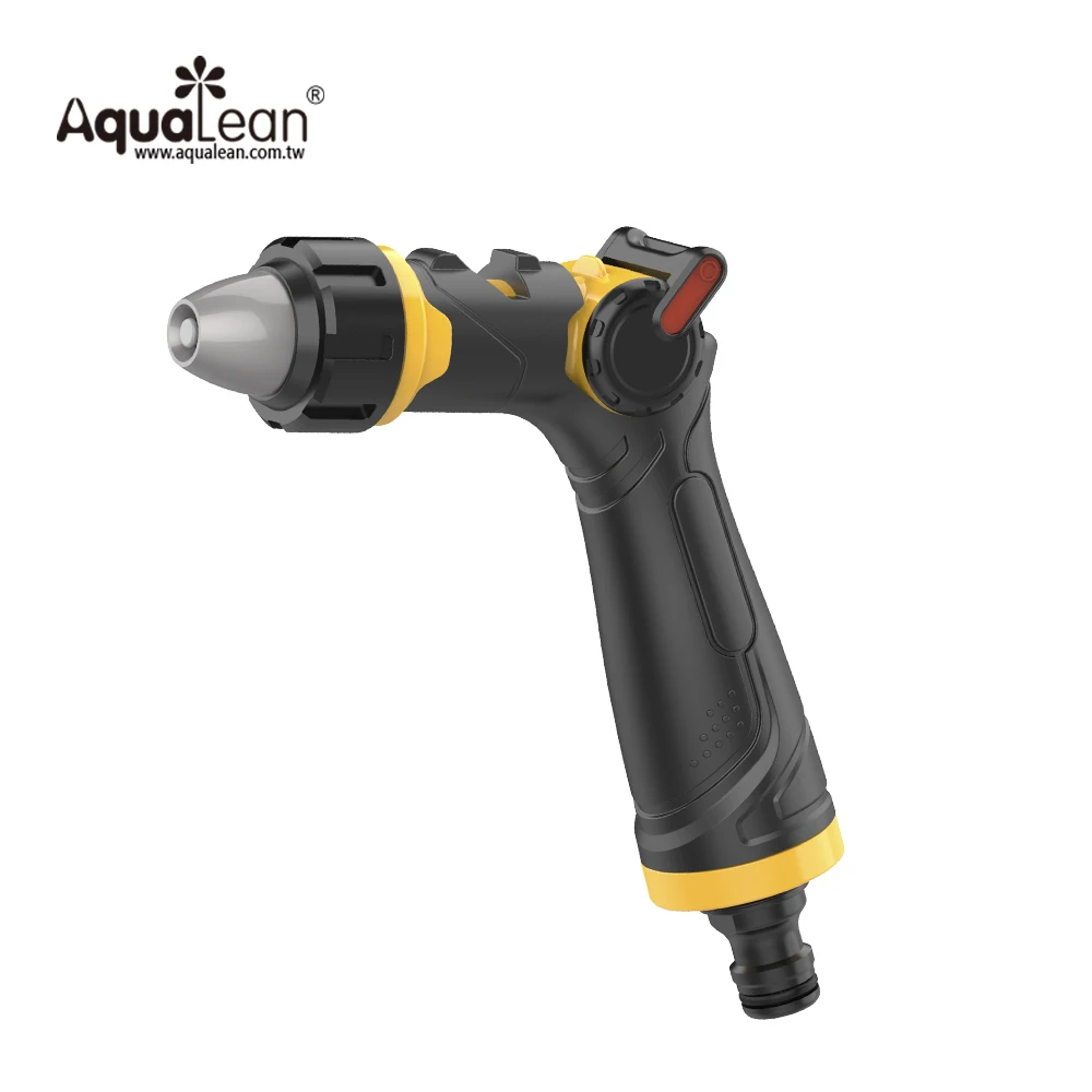 Aqualean 3 function watering garden hose nozzle sprayer