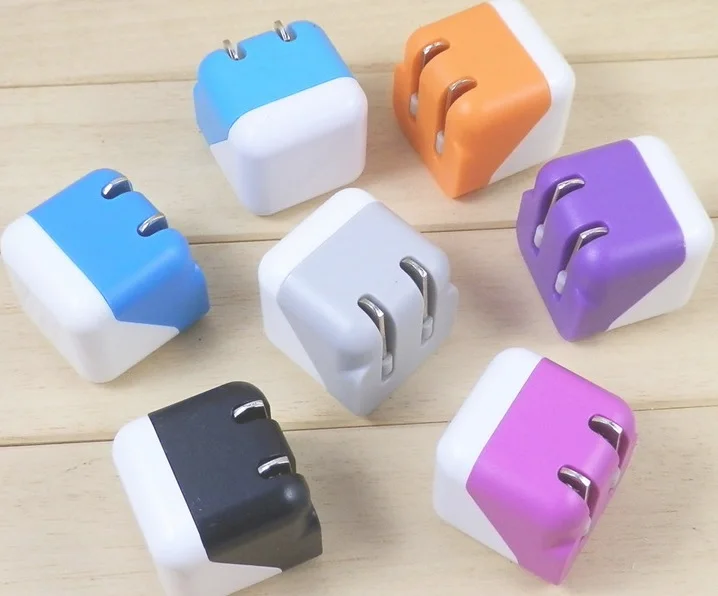 
Dice Foldable 5V 1A US One Port Single USB Travel Wall Charger Adaptor 