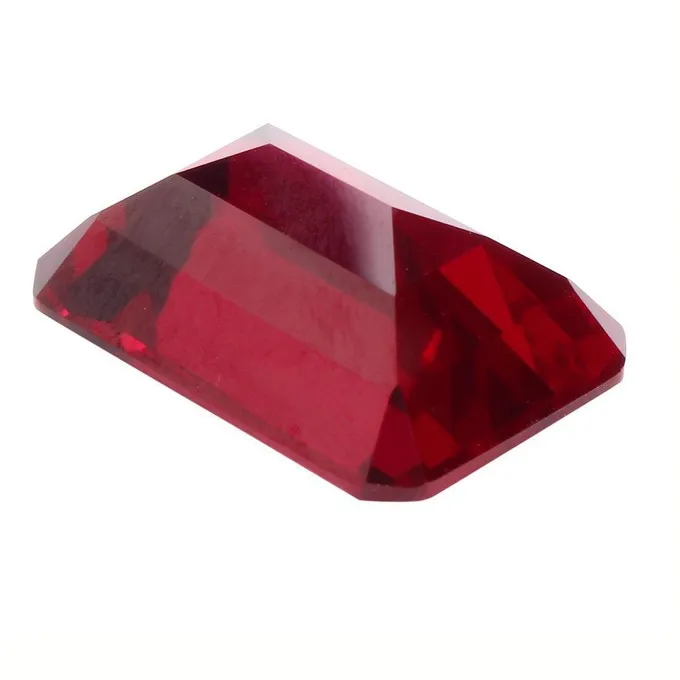 Indian ruby faceted wholesale loose gemstone for jewelry