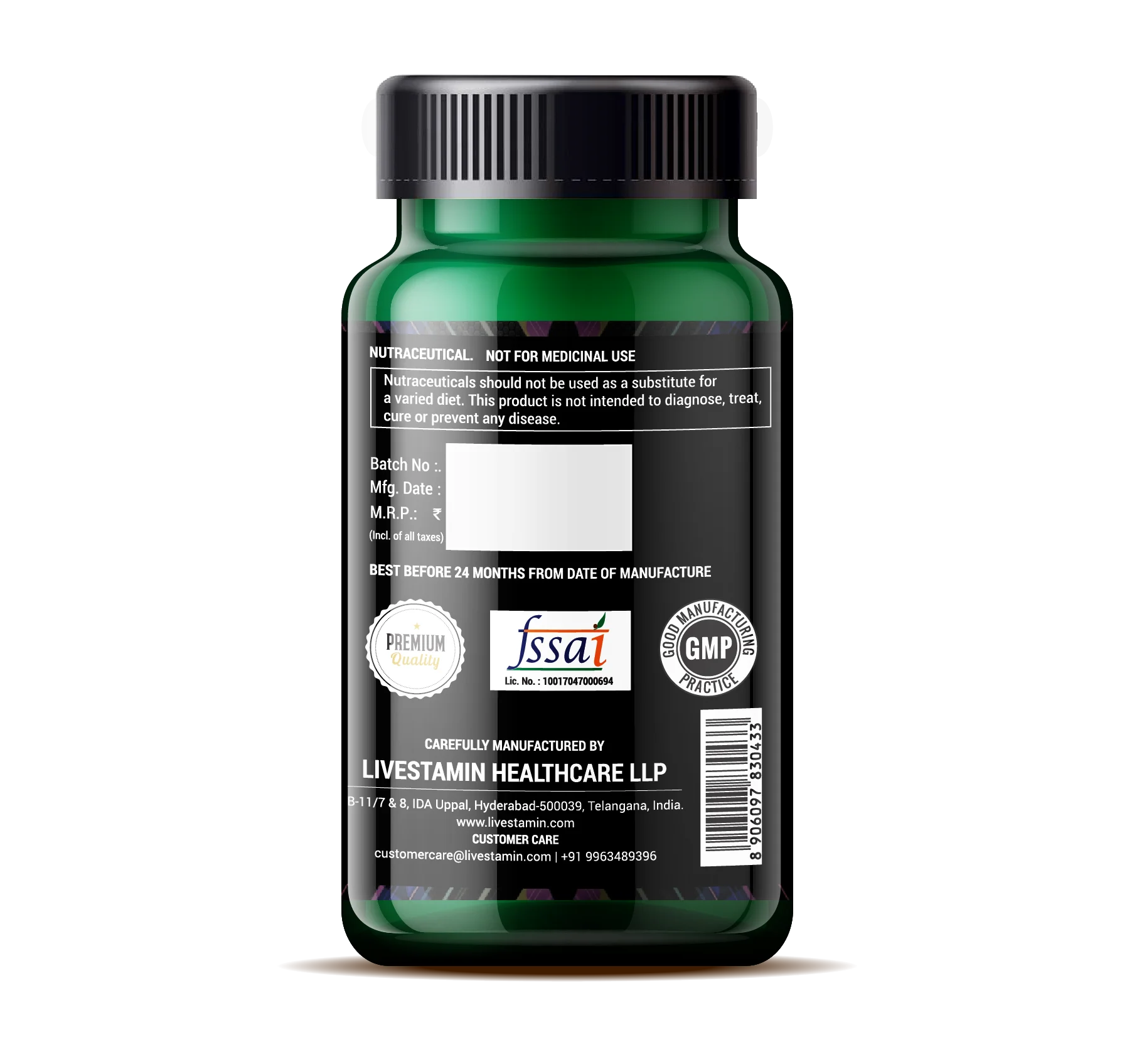 Ginkgo Biloba Leaf Extract Capsules Brain Memory Booster Supplement 24% Flavones Glycosides Premium Private Label GMP ISO