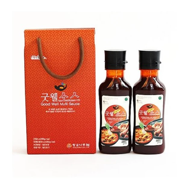 Best selling healthy food sauce made with 100% domestic ingredient of Korea Good Well Multi Sauce by Korean company
