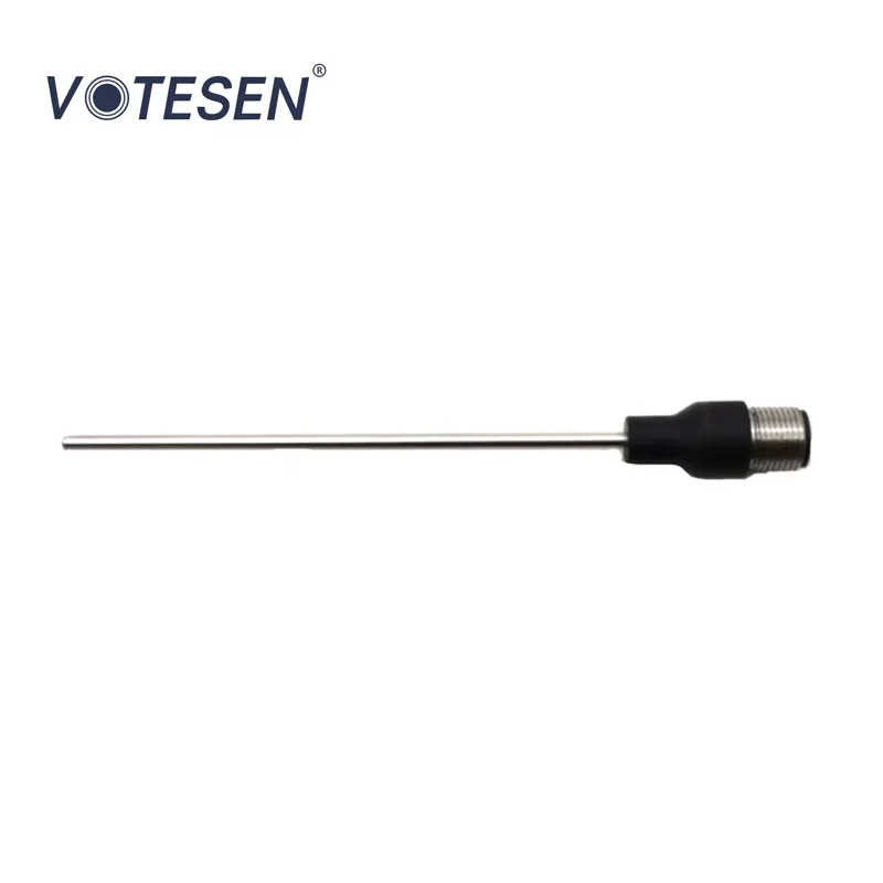 High Accuracy 4 Wire Class A Accuracy PT100 Temperature Sensor with M12 Plastic Connector