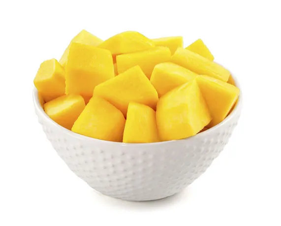 Оптовая продажа 100% натуральный желтый Замороженный манго IQF для пищевых продуктов по хорошей цене