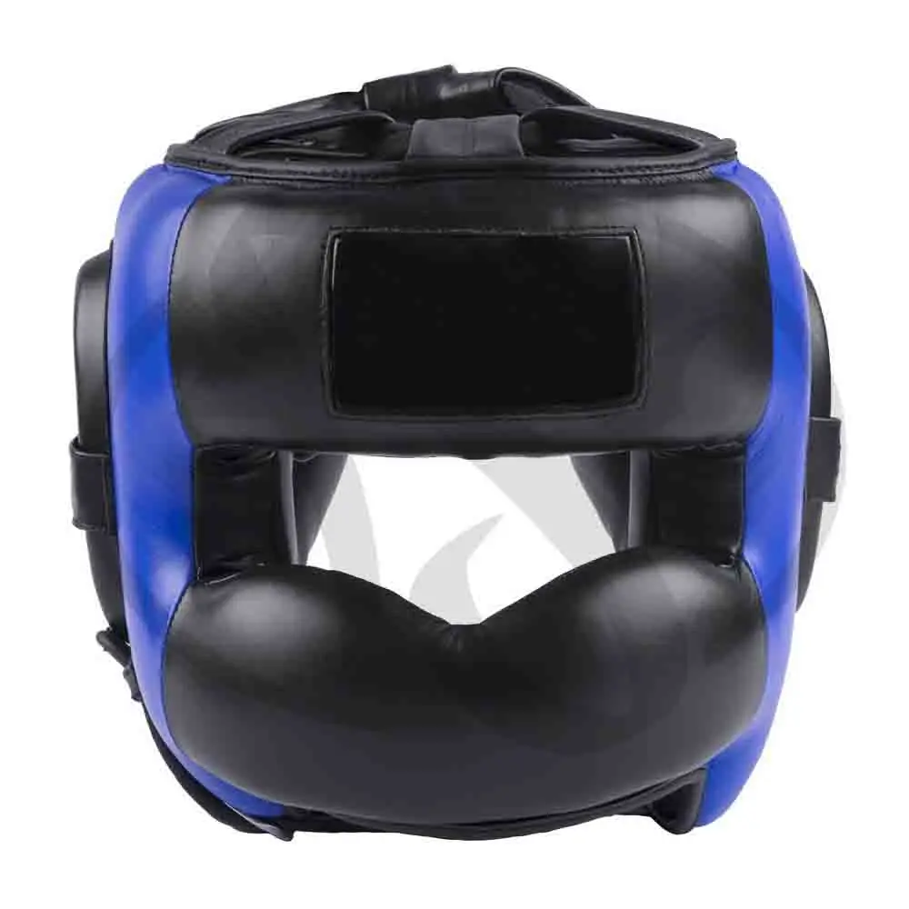 Breathable Comfortable Head Guards With Face Protector Winning Wholesale Cowhide Leather