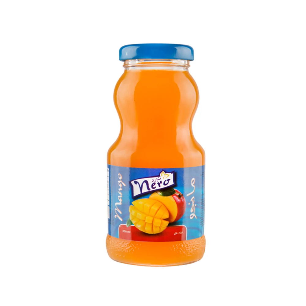 Hot Selling Fruit and Vegetable Juice Pure Mango Juice Nectar (Nero) 200 ml