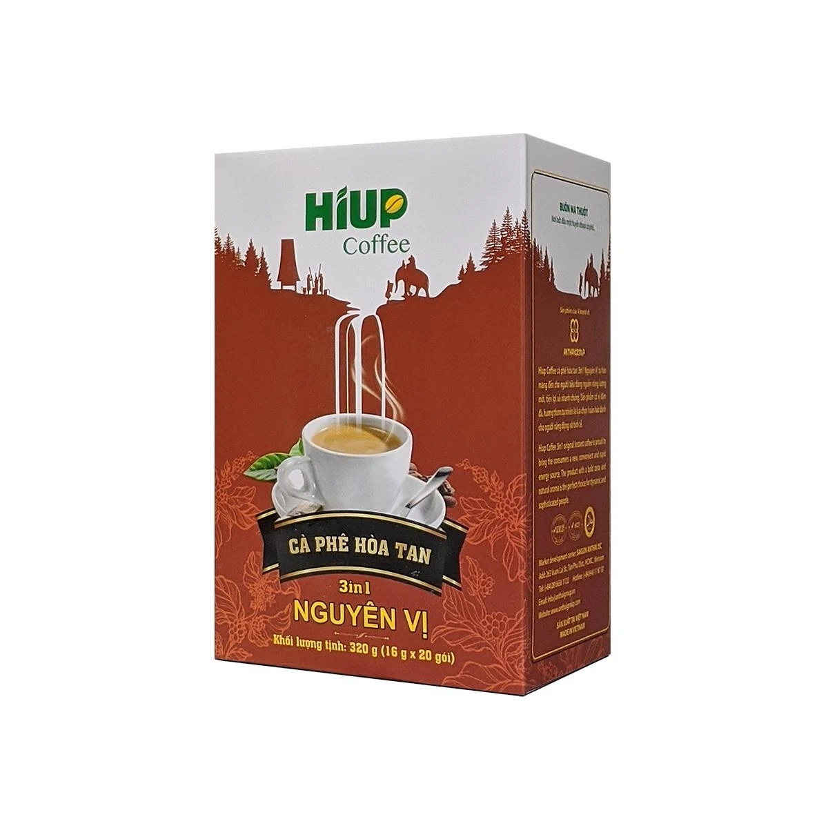 Hiup Coffee 3in1 Instant Coffee Mix  From VietNam Fresh Coffee Approved HALAL,KOSHER,HACCP,ISO...