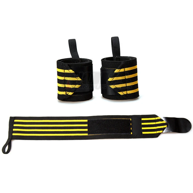 Low MOQ Wholesale price Good Quality Custom Power Weight Lifting Wrist Wraps Gym Bandage Straps