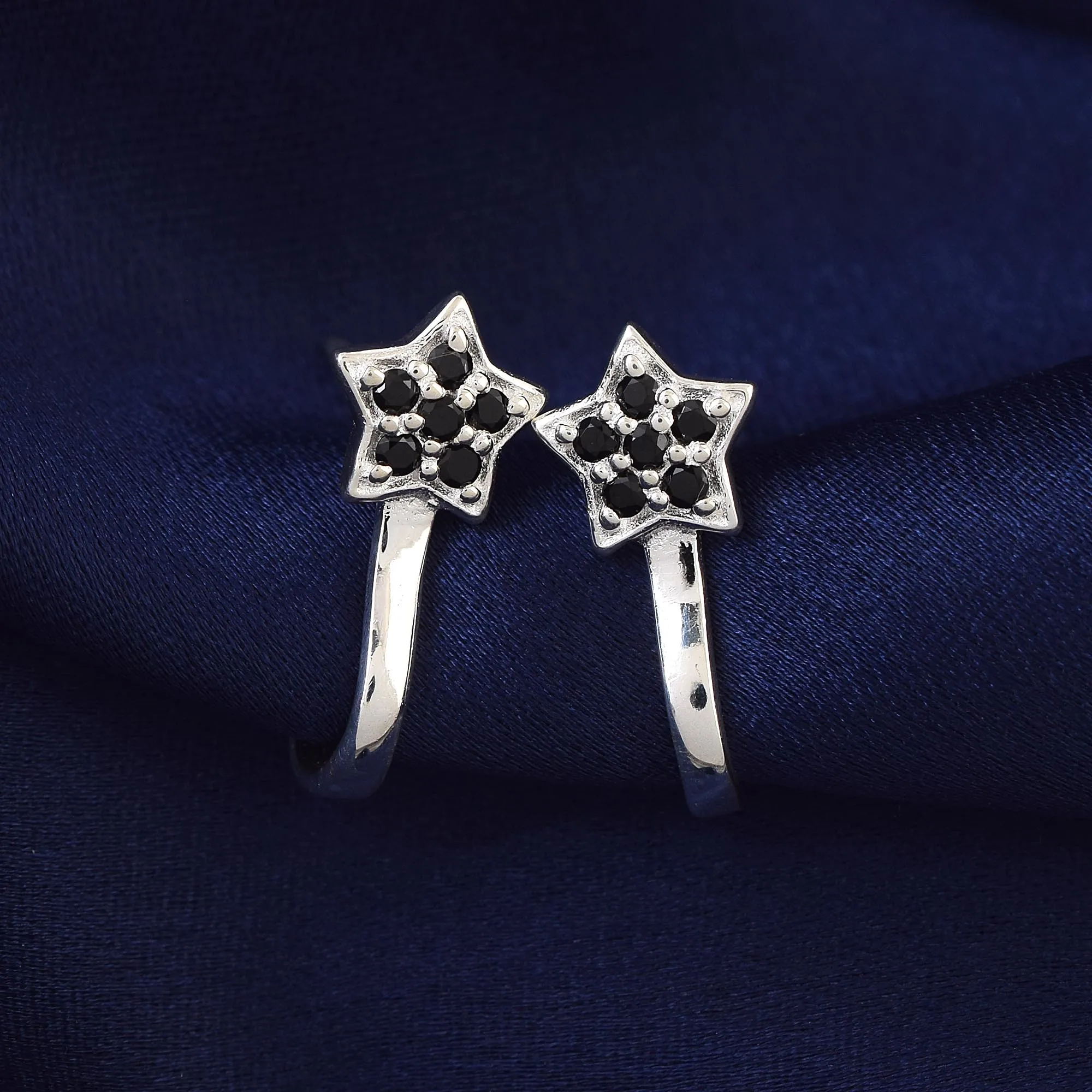 Best Seller Handcrafted Exclusive Black Onyx Pear Cut Gemstone Silver Earring 925 Sterling Silver Jewelry Gift Souvenir For Her