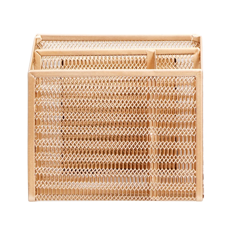 2022 Модный металлический держатель для карандашей, отсеки для хранения розового золота, магнитный держатель для ручек