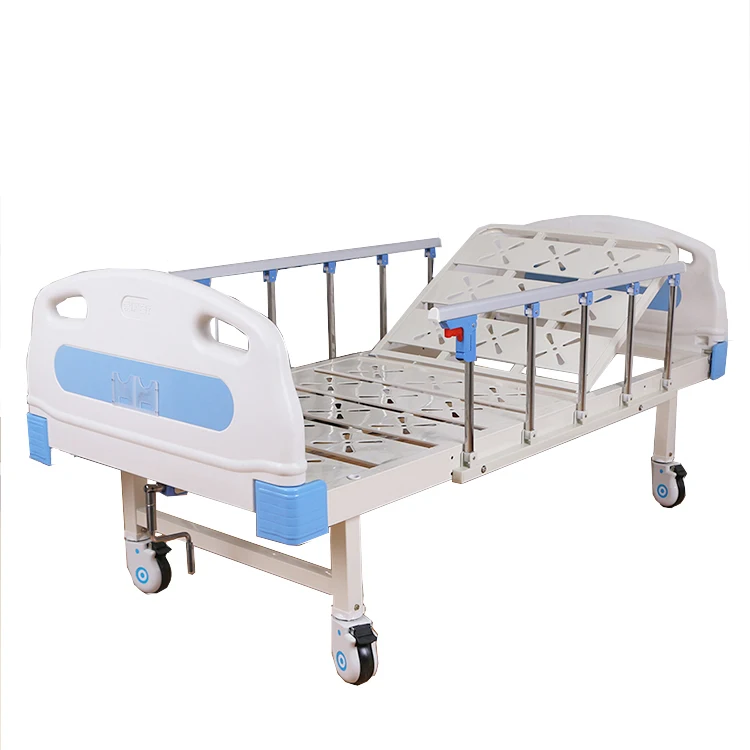 one function hospital manual bed single crank medical patient bed
