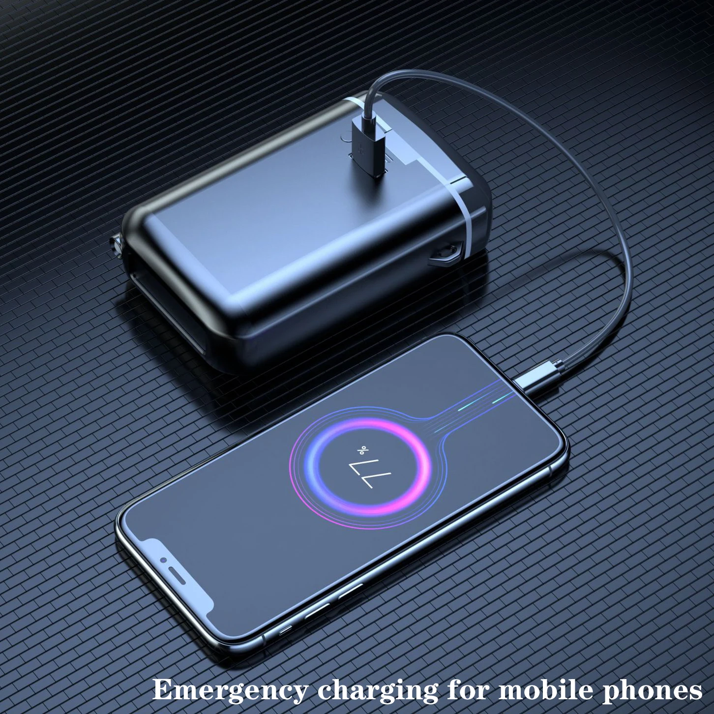 Оптом IP7 водонепроницаемые tws bluetooth Беспроводные наушники с внешним аккумулятором 4800 мАч