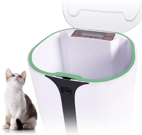 Automatic Pet Feeder With Voice Recording  Pet Dog Cat Food Dispenser Dog Food Feeder