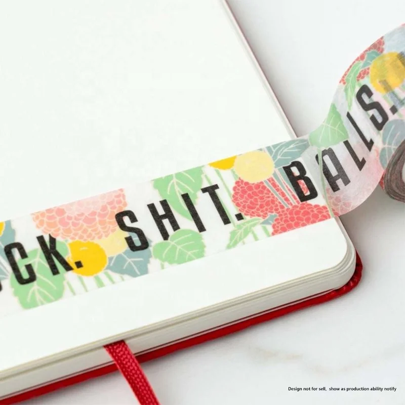 Washi Mill Custom Wholesale Printed Grid Washi Tape Decorative School Stationery Tape