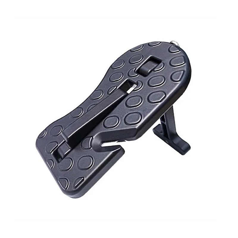 Multifunction Car Doorstep Auto Roof Rack Ladder Car Door Latch Hook Step Pedal with Glass Breaker Safety Hammer