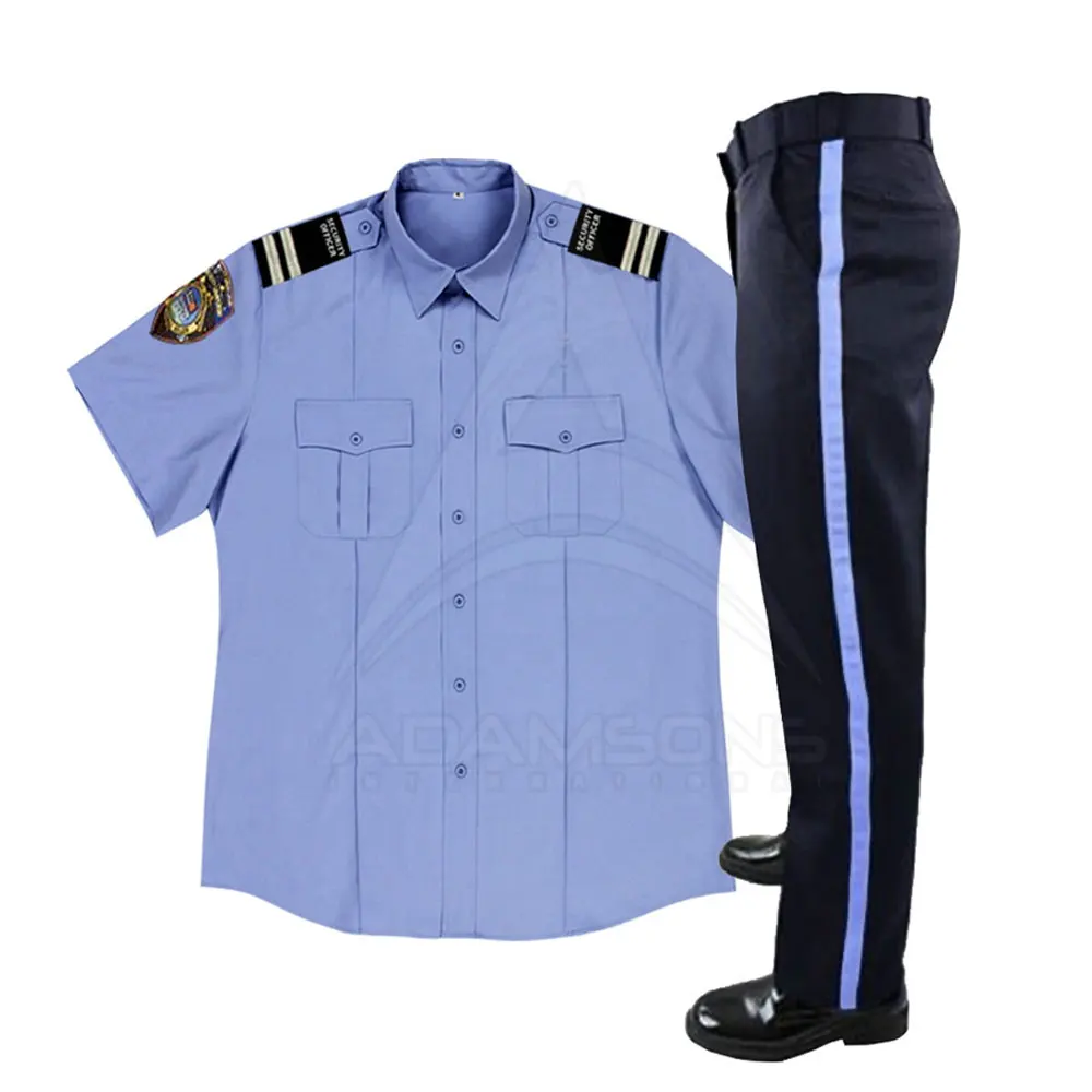 
Long Sleeve Security Guard Uniform Made in Cotton Polyester 