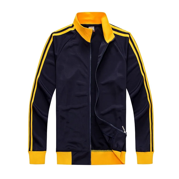 Wholesale Custom Cheap Man Leather Sport Fitness Jacket For Men Running Wear Breaker Jacket