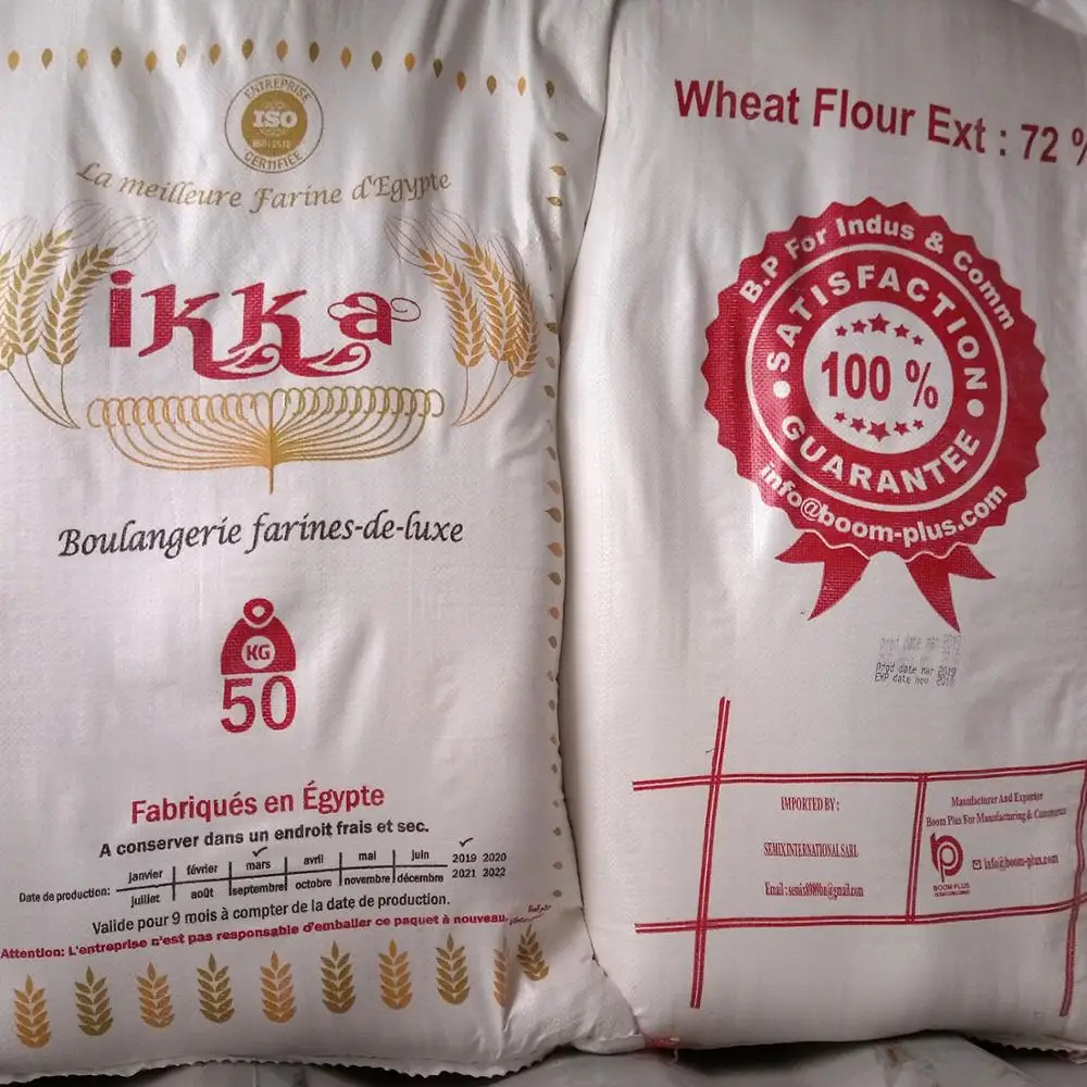 Печенье пшеничная мука 50 кг t55 Ikka Фирменная мука Египетский продукт ТОТЕ Чакки Лидер продаж на африканском рынке