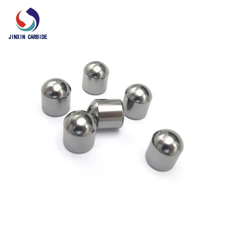 Tungsten carbide button drill bit for oil field drilling and rock tools