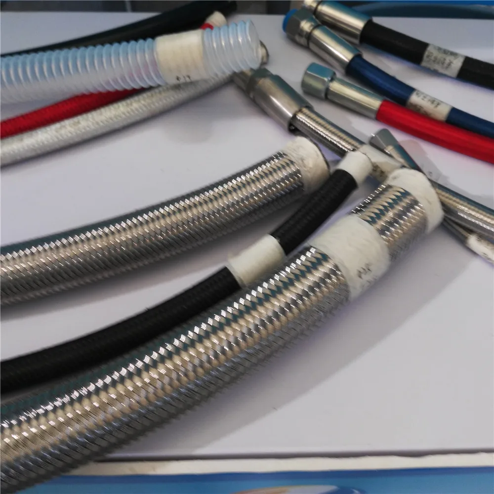 braided gas hose fuel hose hengshui stainless steel cover for fuel system