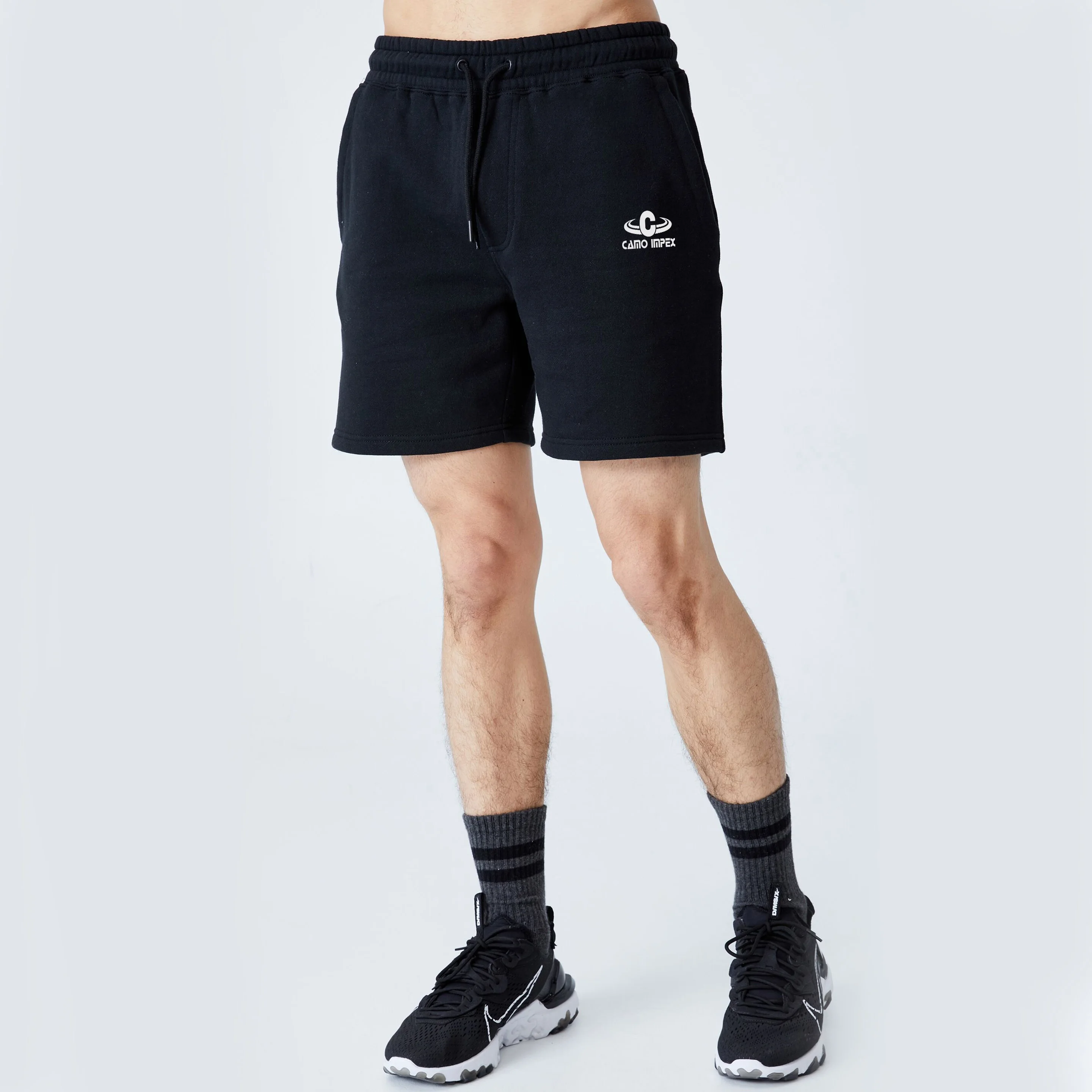 Men Sweat Board Net Swimming Casual Men Jogger Summer Designer Leather Short For Men With Custom Logo Manufactured By Camo Impex