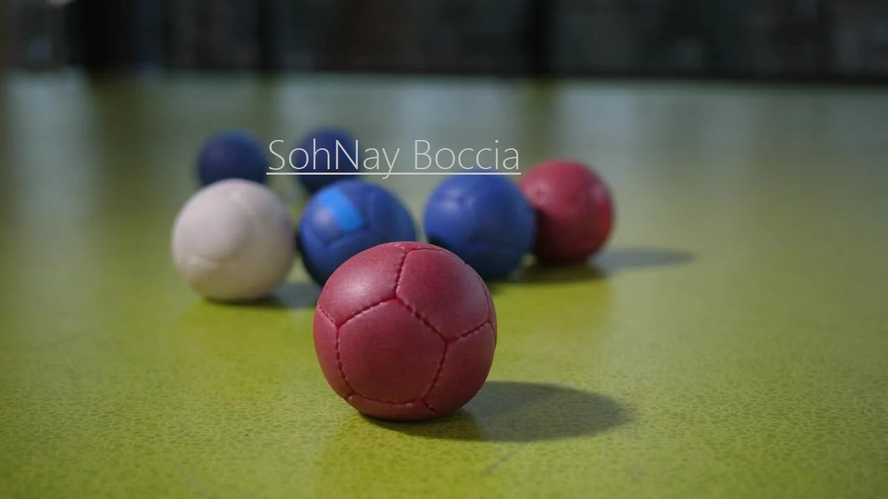 Boccia Balls Set 13 balls Super Soft Medium and Hard Feels with Customized Logo on Balls and Carrying bag